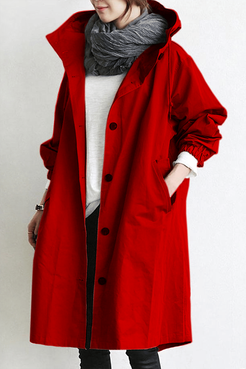 Women's Longline Winter Coat | Hooded & Relaxed Fit