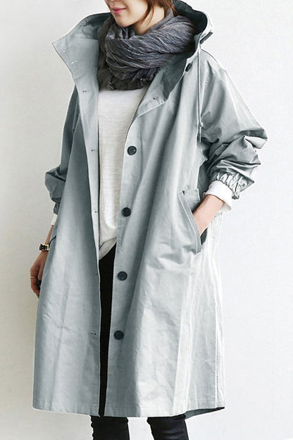 Women's Longline Winter Coat | Hooded & Relaxed Fit