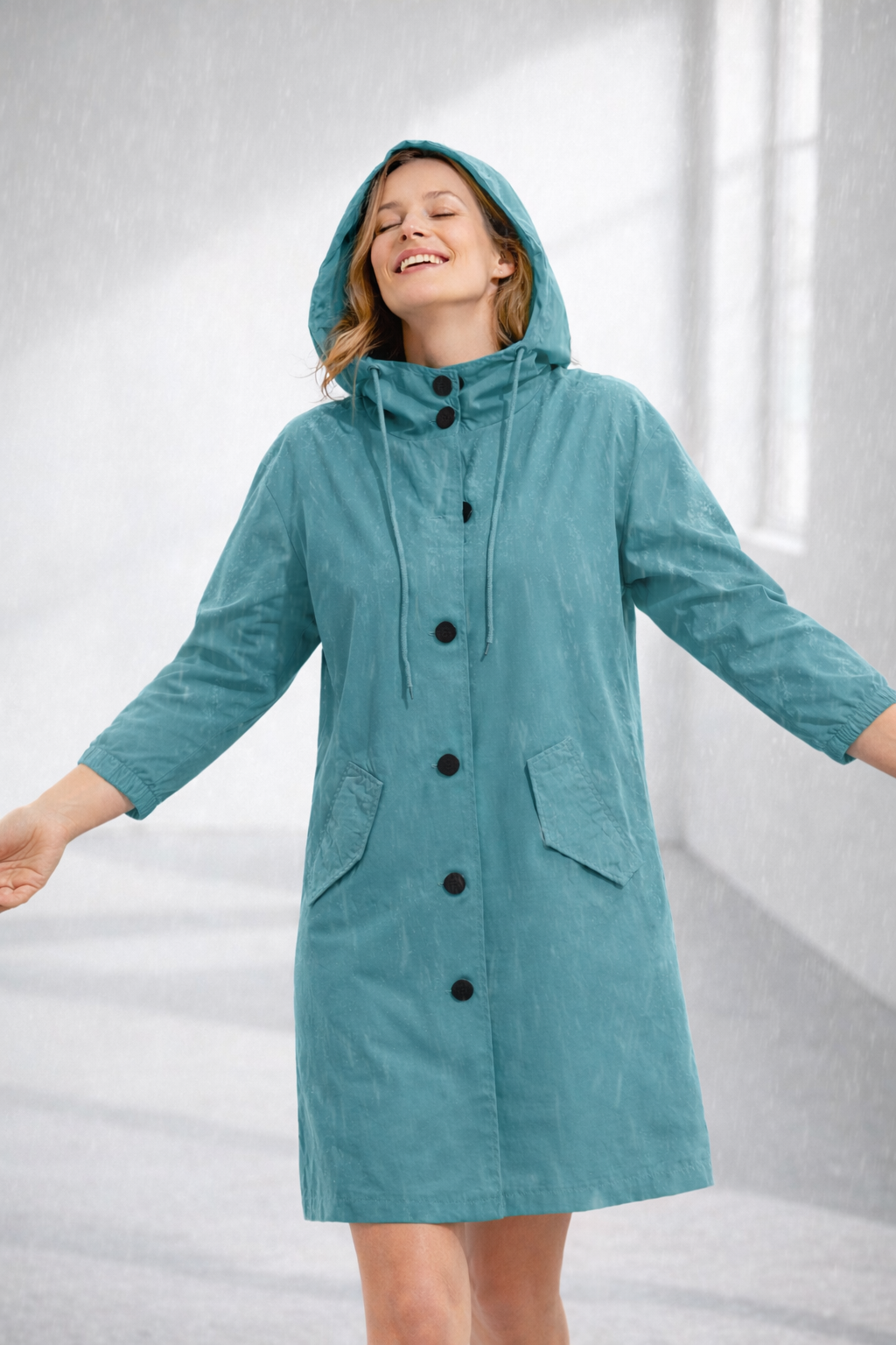 Women's Longline Winter Coat | Hooded & Relaxed Fit