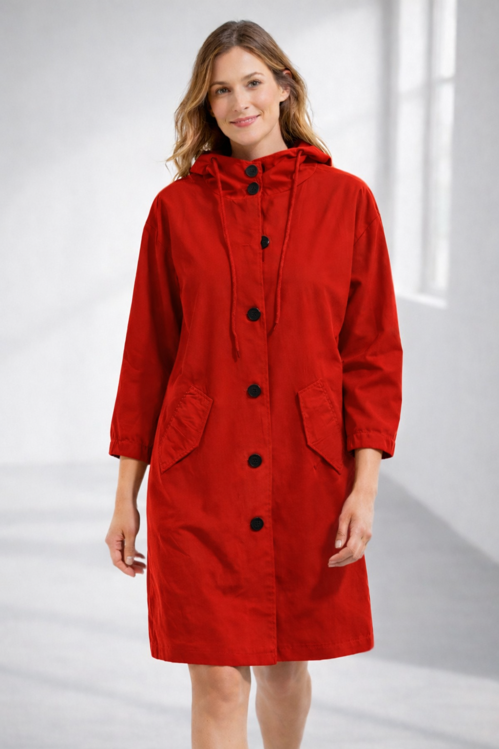 Women's Longline Winter Coat | Hooded & Relaxed Fit