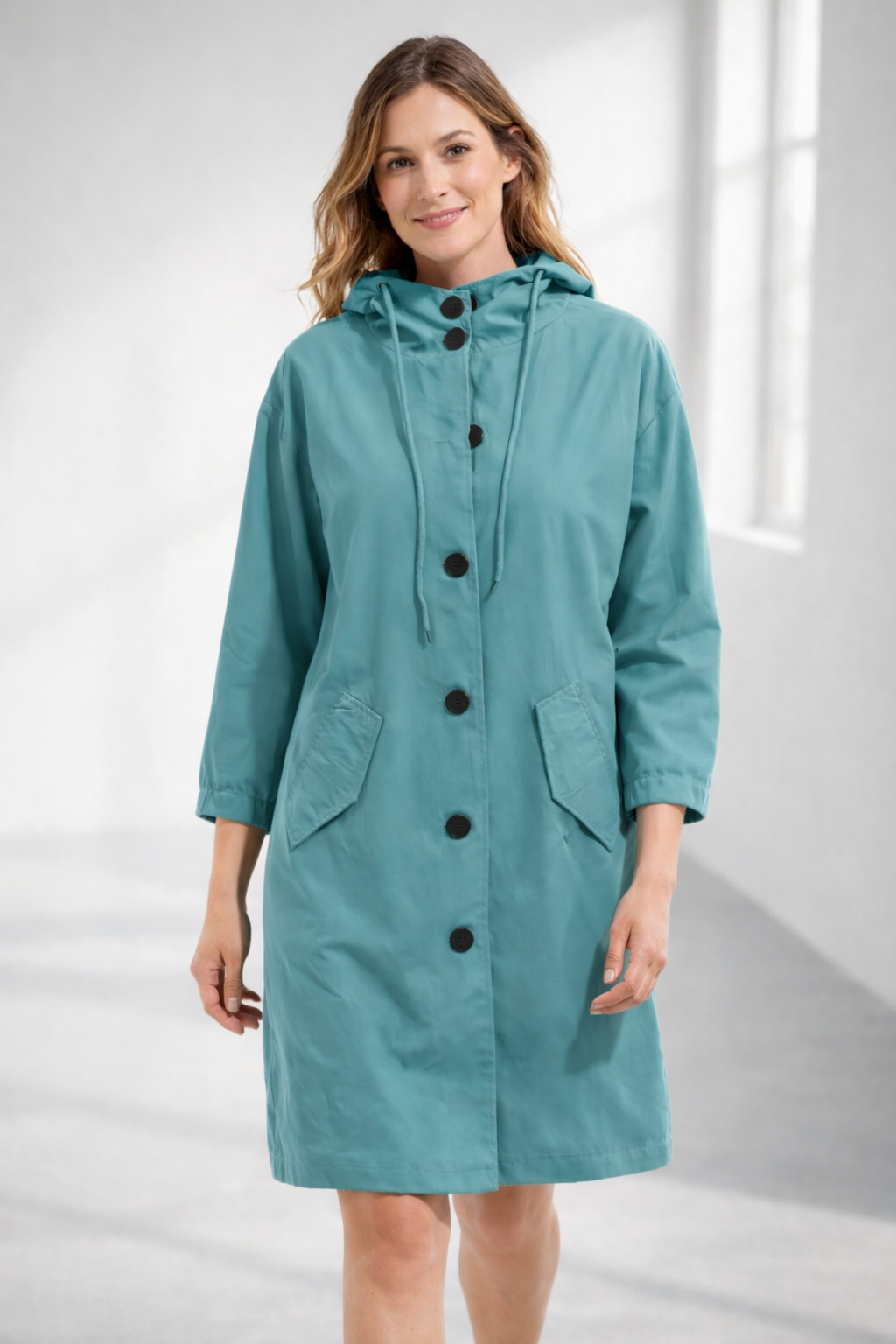 Women's Longline Winter Coat | Hooded & Relaxed Fit