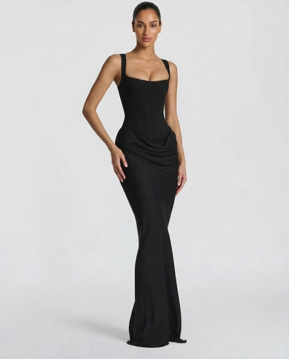 Women's Maxi Dress | Corset Waist Design