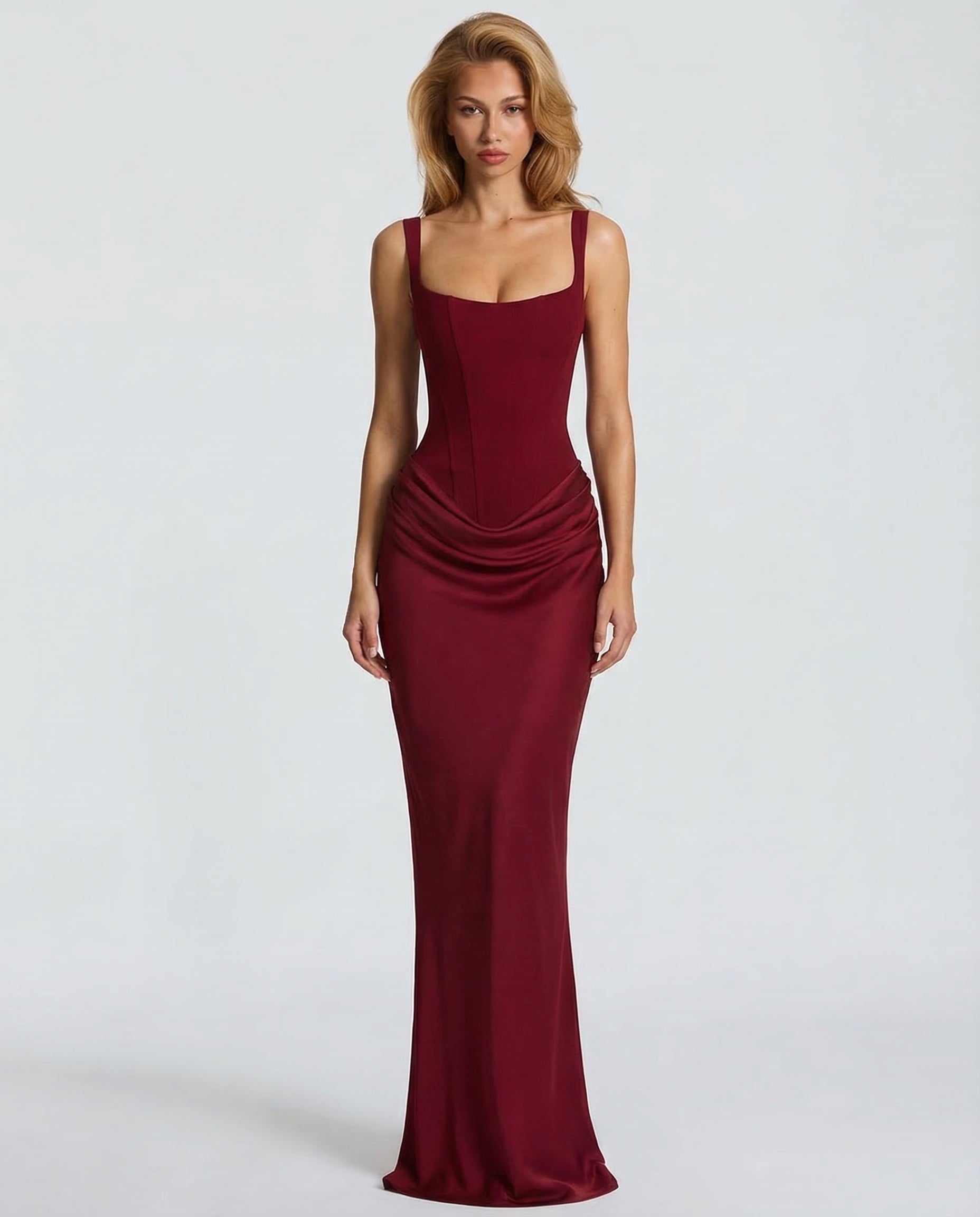 Women's Maxi Dress | Corset Waist Design