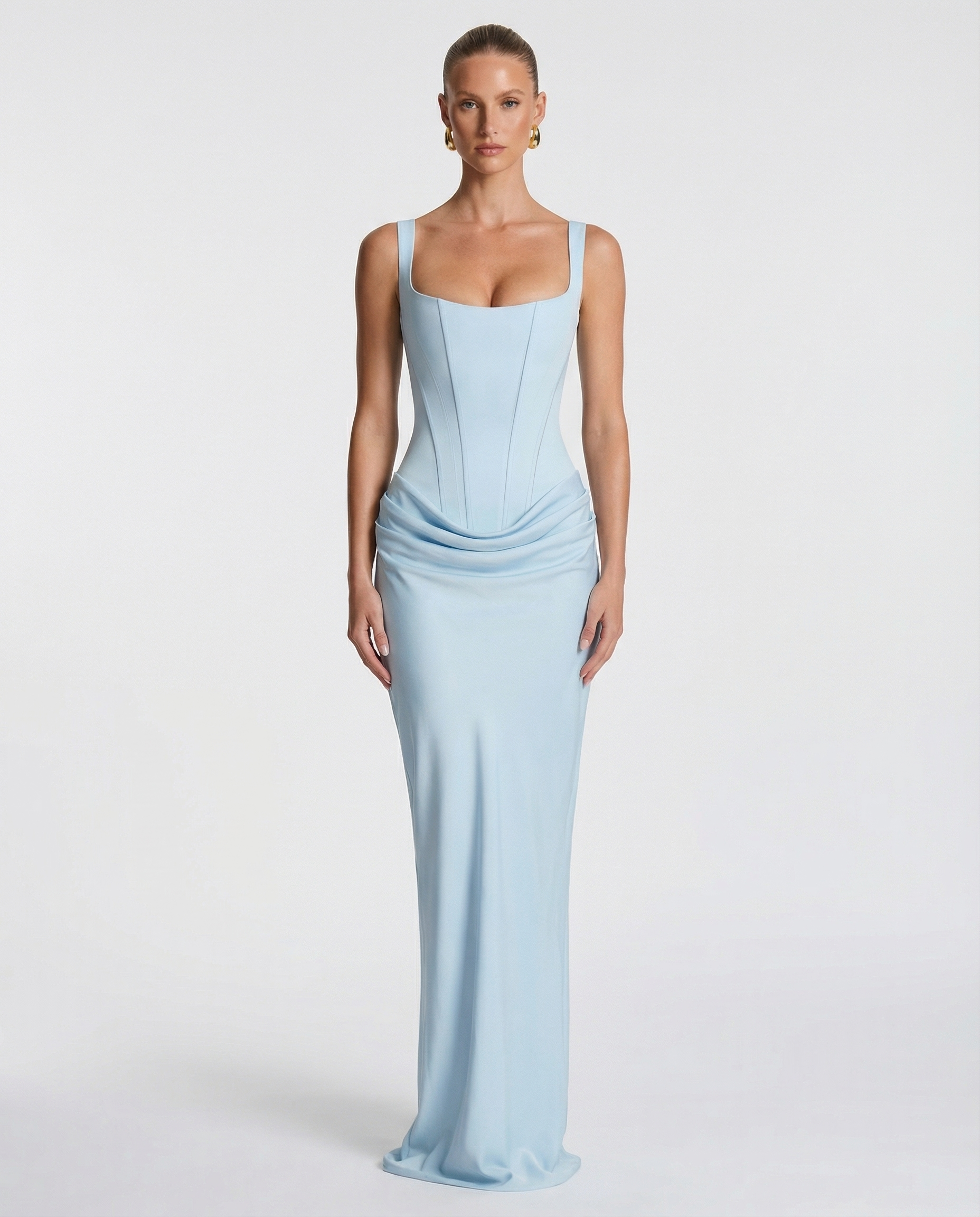 Women's Maxi Dress | Corset Waist Design
