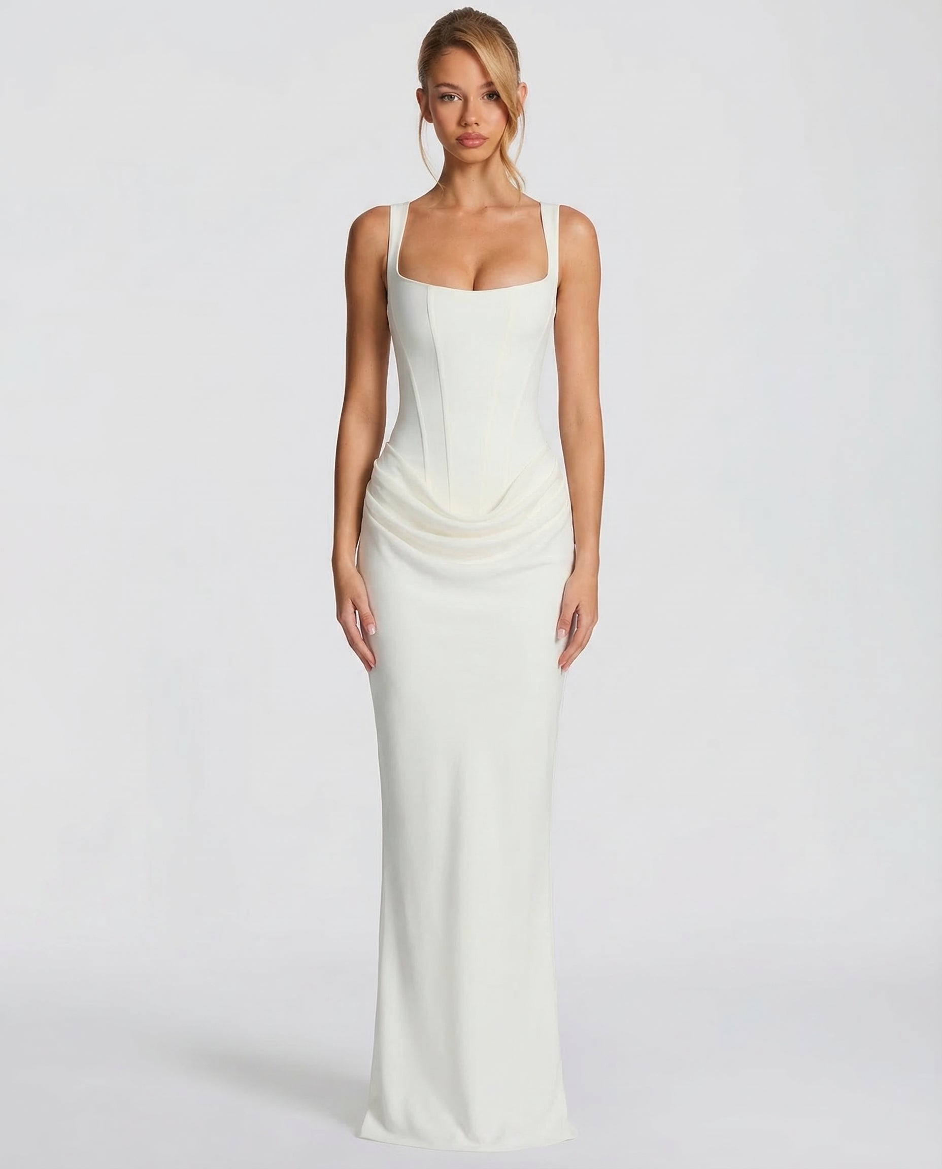 Women's Maxi Dress | Corset Waist Design