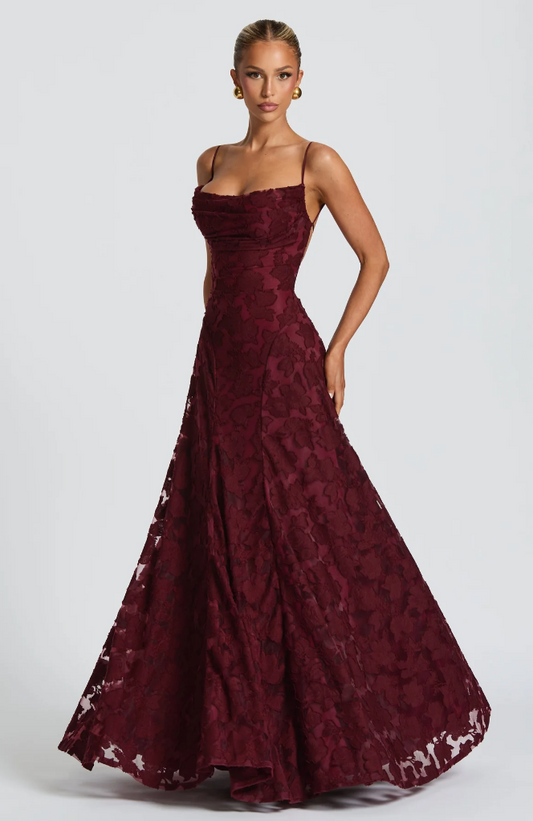 Women's Maxi Dress | Lace Evening Gown
