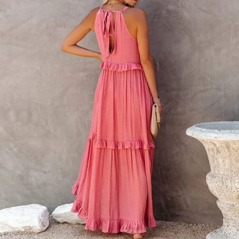 LOOSE MAXI DRESS WITH RUFFLES 2