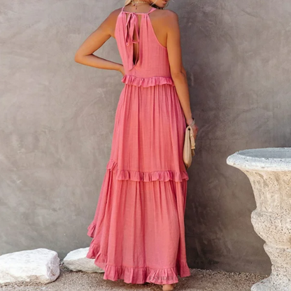 LOOSE MAXI DRESS WITH RUFFLES 2