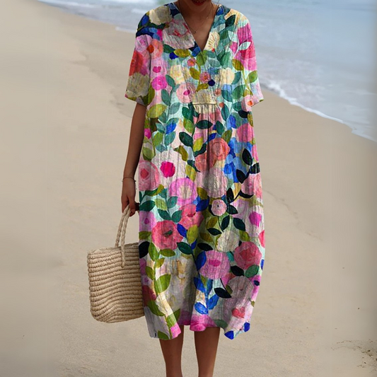 NICOLE | Floral Dress 0