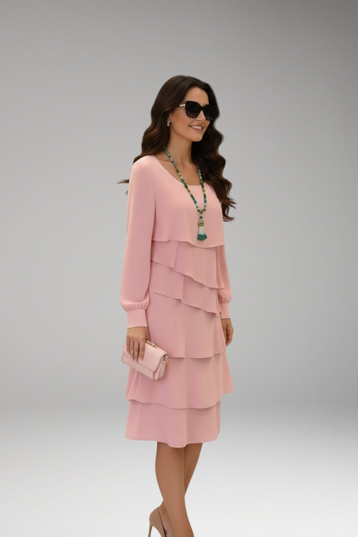 Women's Mini Dress| Tiered Layered & Elegant