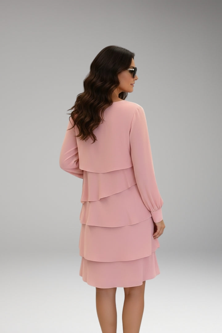 Women's Mini Dress| Tiered Layered & Elegant