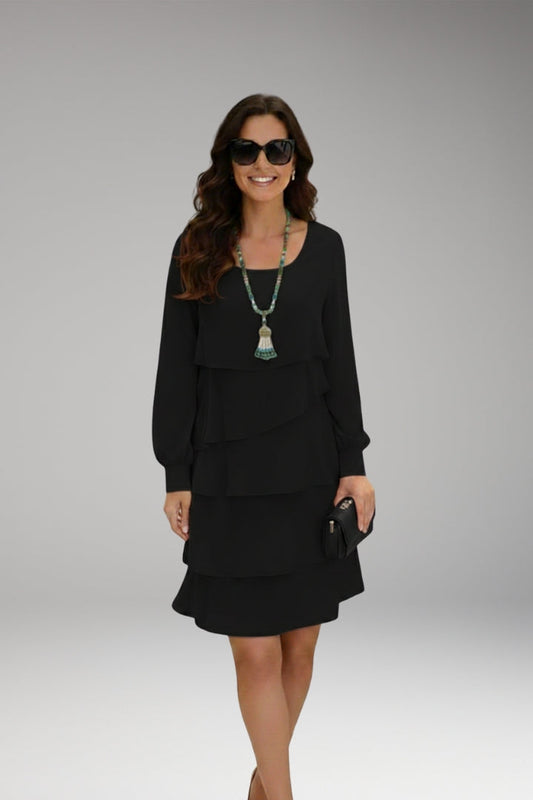 Women's Mini Dress| Tiered Layered & Elegant
