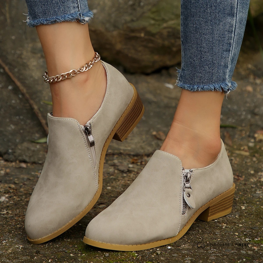 Women's Orthopaedic Ankle Boots | Zip Up & Cushioned Sole