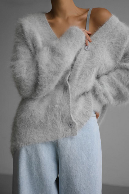 Women's Oversized Cardigan | Warm & Fuzzy Knit