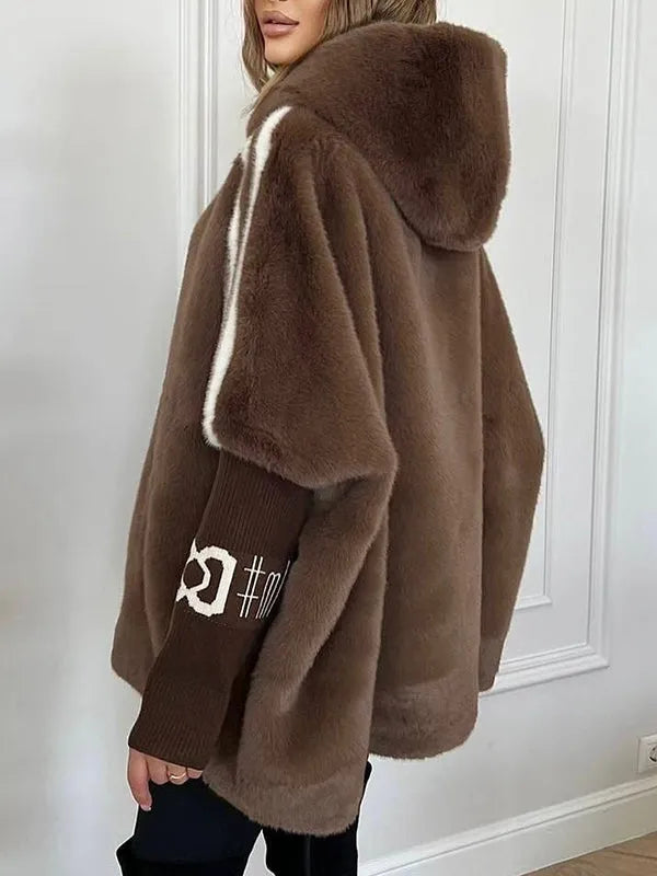 Women's Oversized Coat | Hooded & Warm