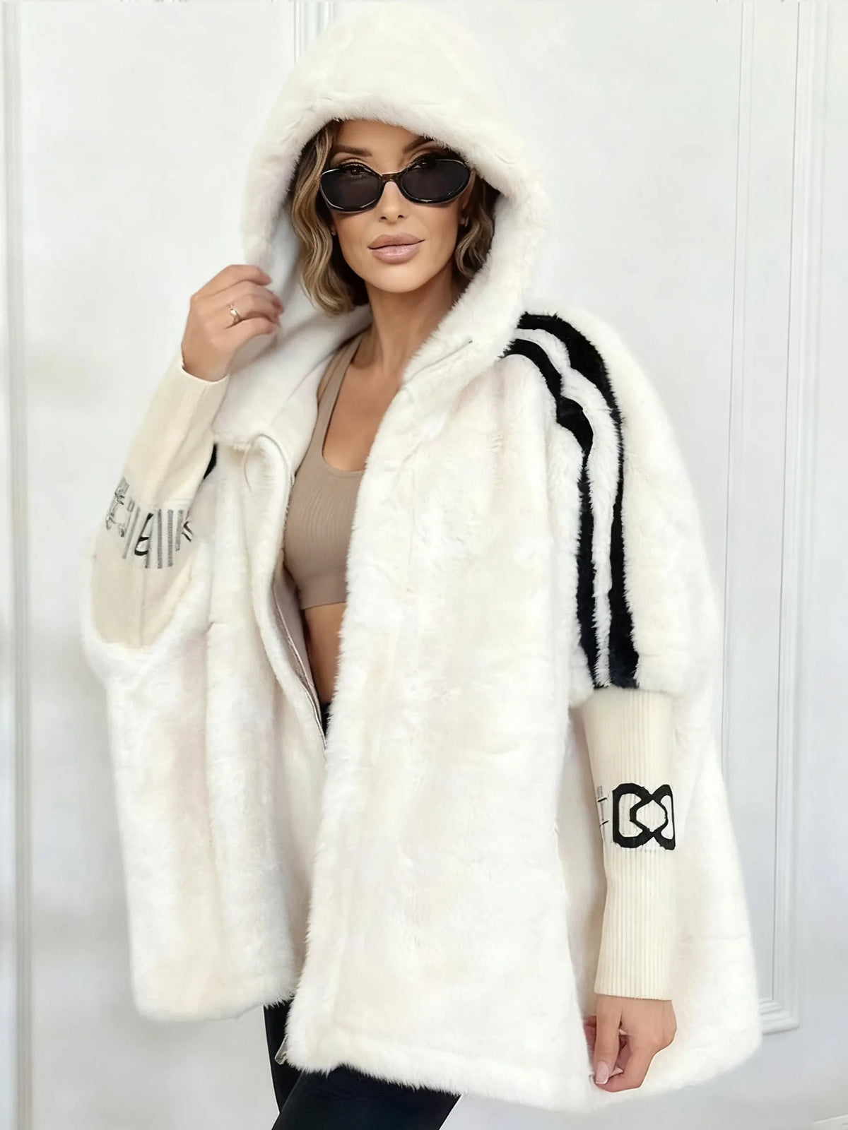Women's Oversized Coat | Hooded & Warm