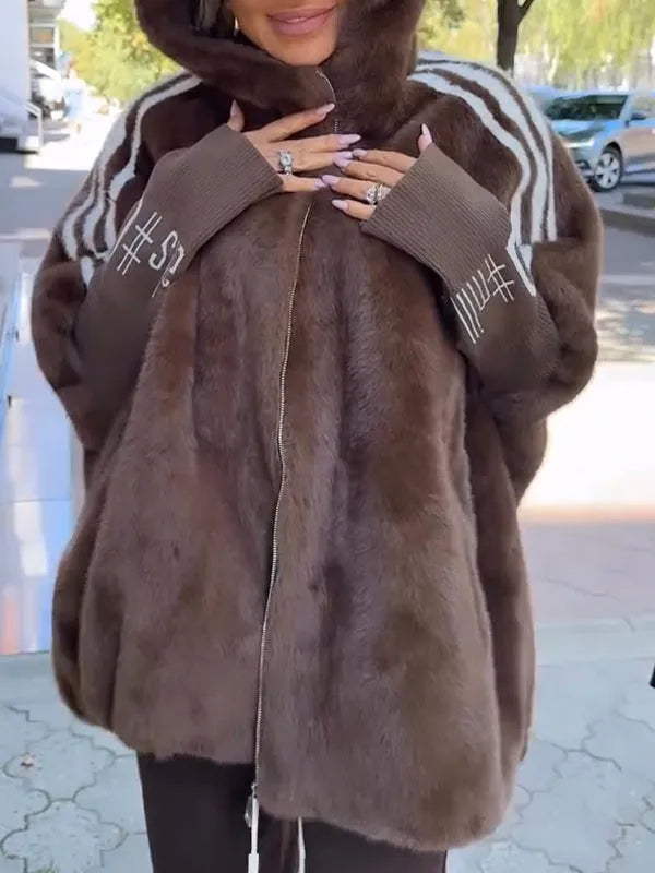 Women's Oversized Coat | Hooded & Warm