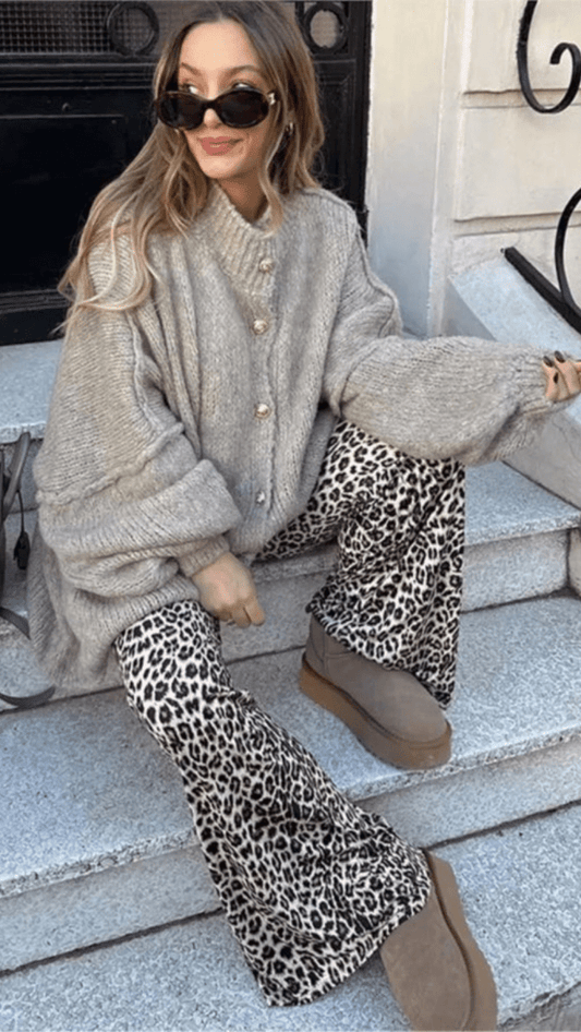 Women's Oversized Knit Cardigan | Button-Front & Cosy Layering