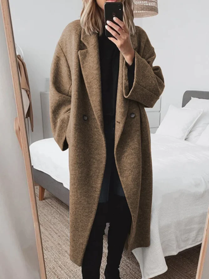 Women's Oversized Long Coat | Warm & Elegant