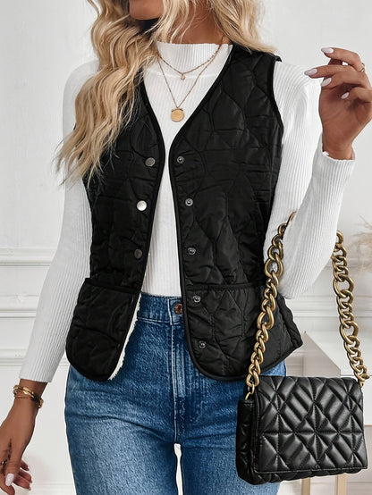 Women's Quilted Gilet | Reversible & Plush Lined