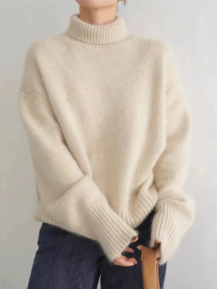 Women's Roll Neck Jumper | Warm & Timeless Design