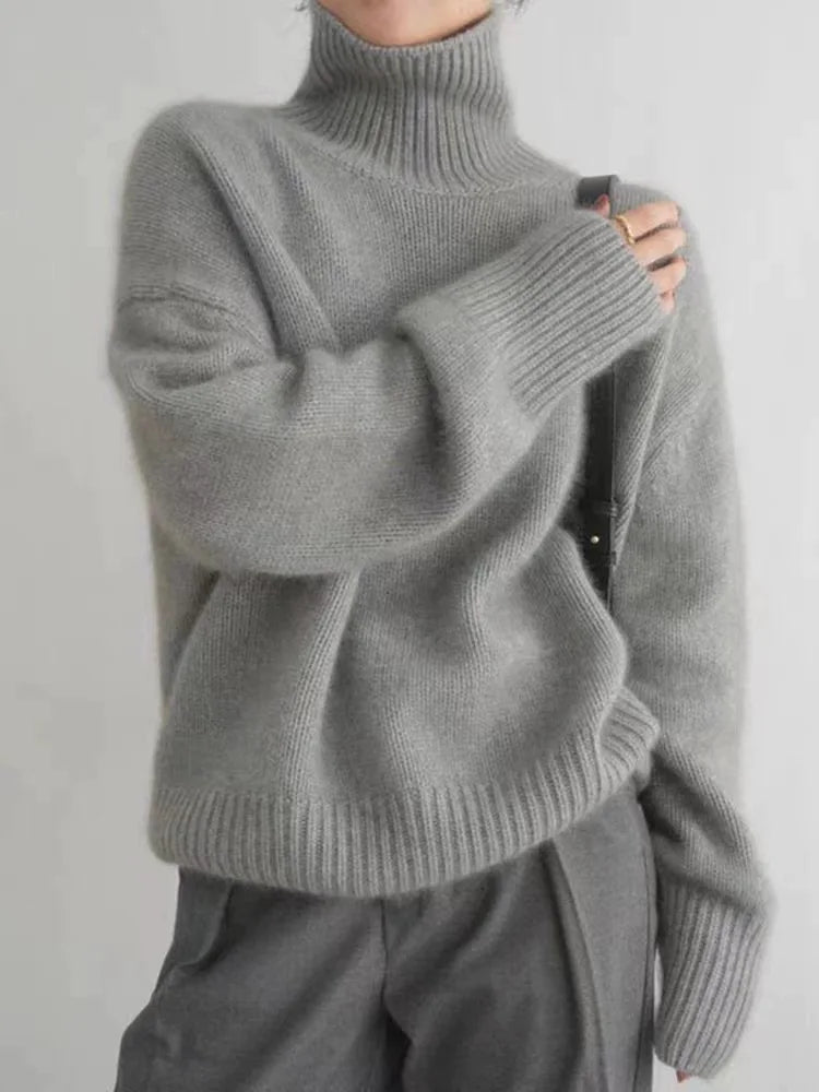 Women's Roll Neck Jumper | Warm & Timeless Design