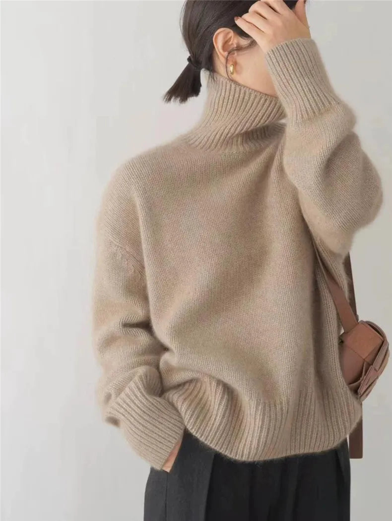 Women's Roll Neck Jumper | Warm & Timeless Design