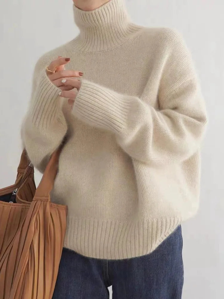 Women's Roll Neck Jumper | Warm & Timeless Design