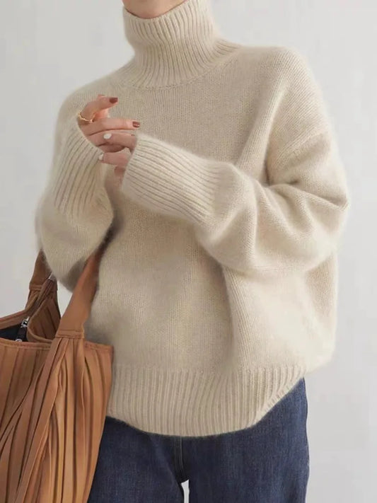 Women's Roll Neck Jumper | Warm & Timeless Design