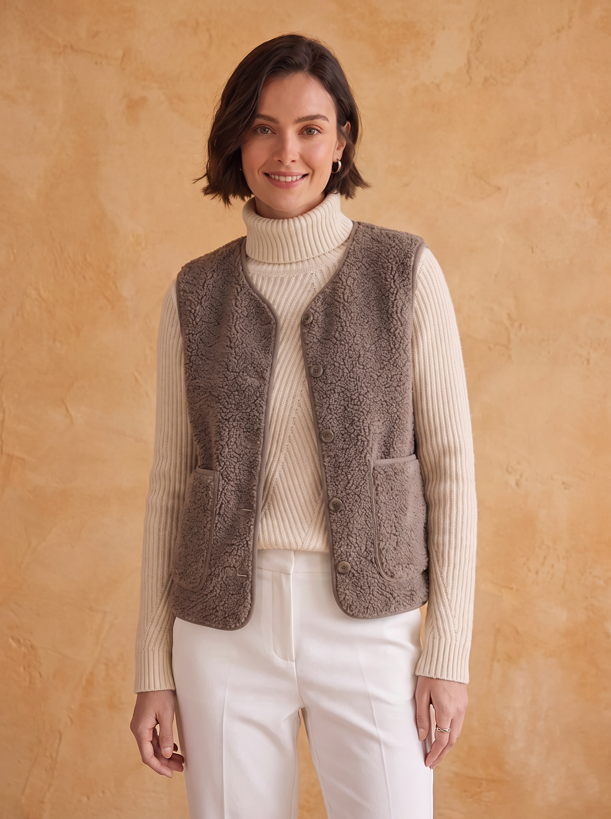 Women's Sherpa Gilet | Warm & Cosy Layering
