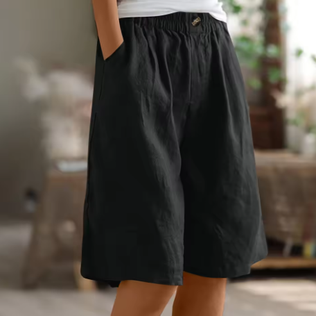 Women's Shorts | Elastic Waist & Loose Fit