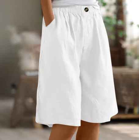 Women's Shorts | Elastic Waist & Loose Fit