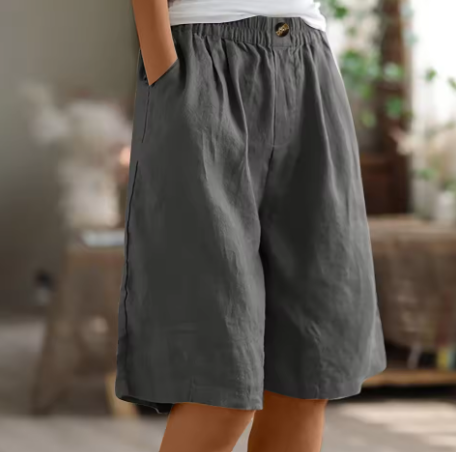Women's Shorts | Elastic Waist & Loose Fit