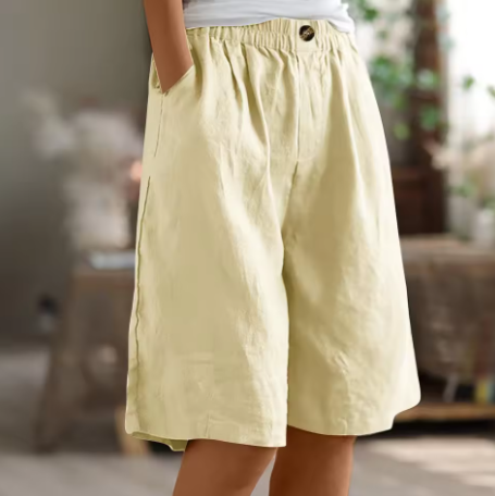 Women's Shorts | Elastic Waist & Loose Fit