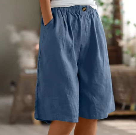 Women's Shorts | Elastic Waist & Loose Fit