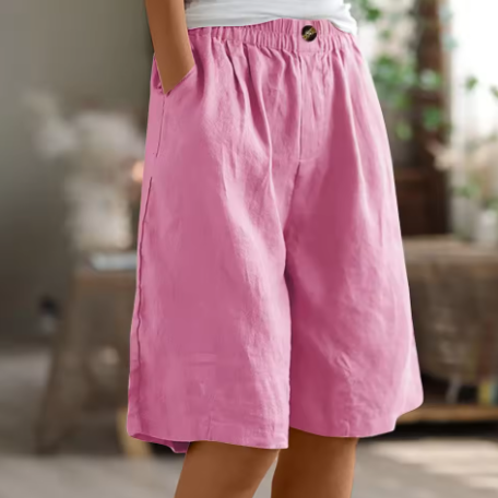 Women's Shorts | Elastic Waist & Loose Fit