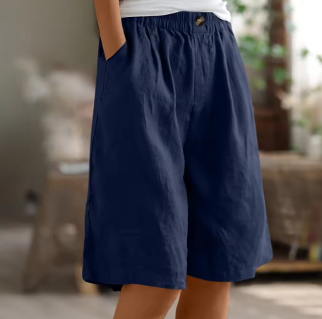 Women's Shorts | Elastic Waist & Loose Fit