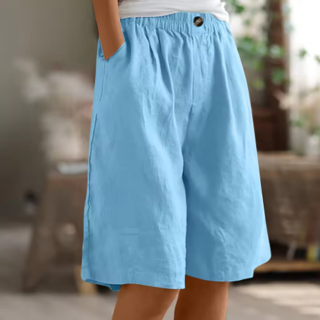 Women's Shorts | Elastic Waist & Loose Fit