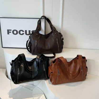 Chic Women's Shoulder Tote Bag with Crossbody Strap