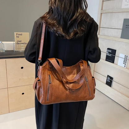 Chic Women's Shoulder Tote Bag with Crossbody Strap