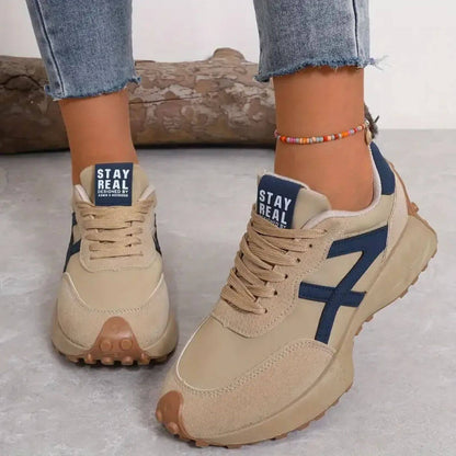 Women's Sneakers | Contrast Side Panels, Chunky Lug Sole