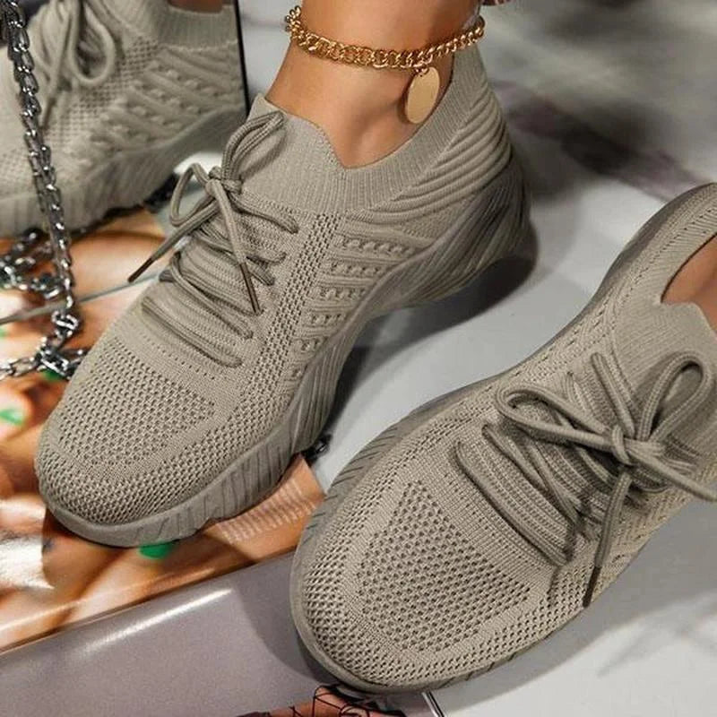 Women's Sneakers | Sock Fit Upper, Ridged Sculpted Sole