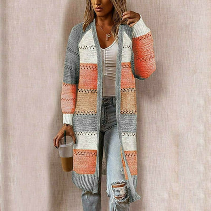 Women's Striped Cardigan | Relaxed Fit & Breathable