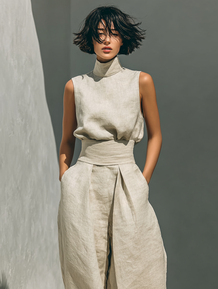 Women's Summer Jumpsuit | Wide Leg & Elegant Two-Piece Set