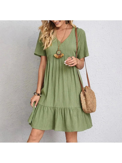 Women's Summer Midi Dress | Casual Boho & Effortlessly Comfortable