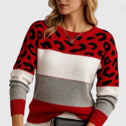 Women's Sweater | Leopard Print Design