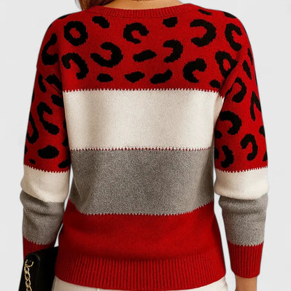 Women's Sweater | Leopard Print Design