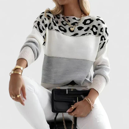 Women's Sweater | Leopard Print Design