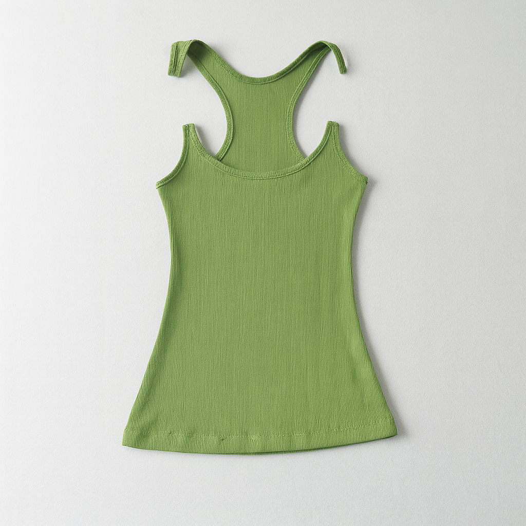 Women's Tank Top | Ribbed Racerback Design