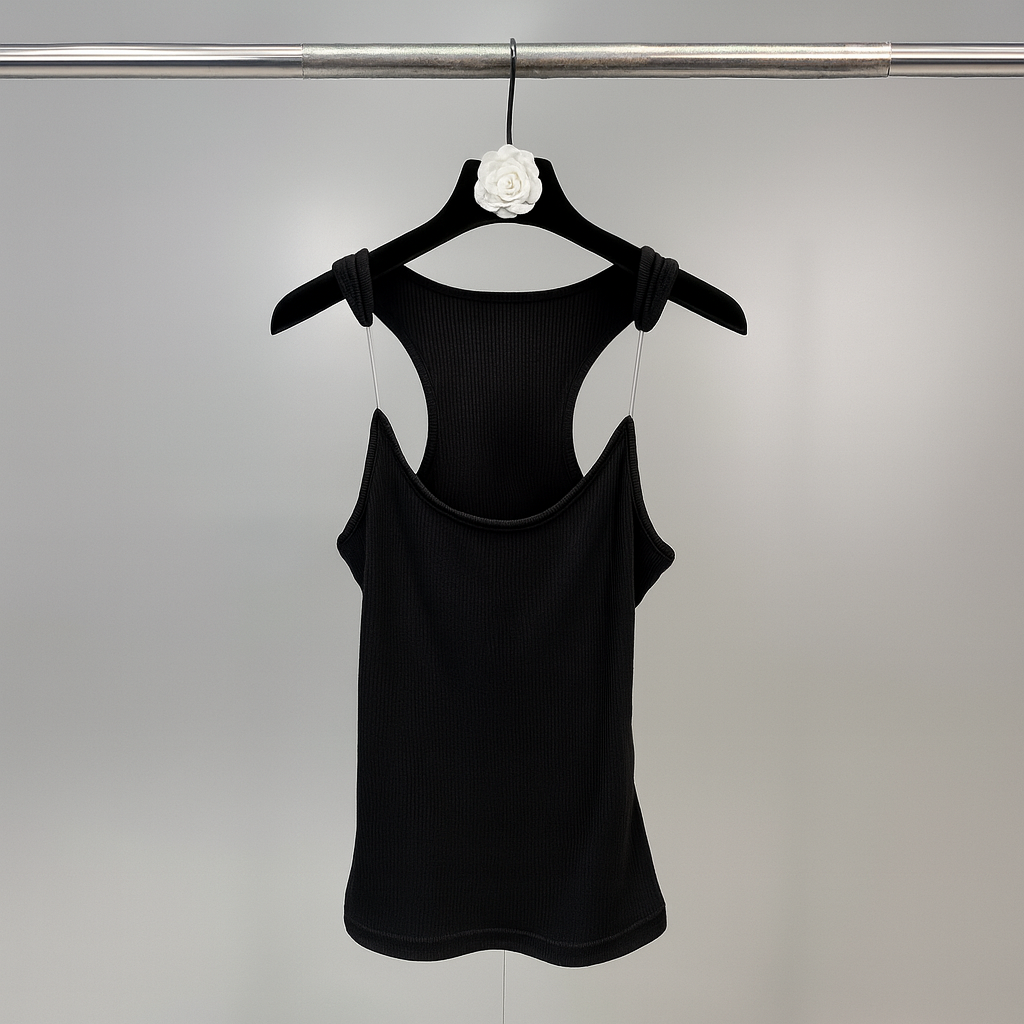 Women's Tank Top | Ribbed Racerback Design